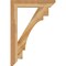 Ekena Millwork Merced Slat Rough Sawn Bracket, Western Red Cedar, 4"W x 26"D x 38"H BKT04X26X38MRC06RWR - alternate 2